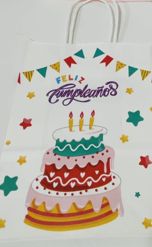 Bolsa para Regalo de Cumpleaños - 16x22 cm