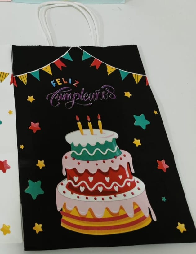 Bolsa para Regalo de Cumpleaños - 16x22 cm
