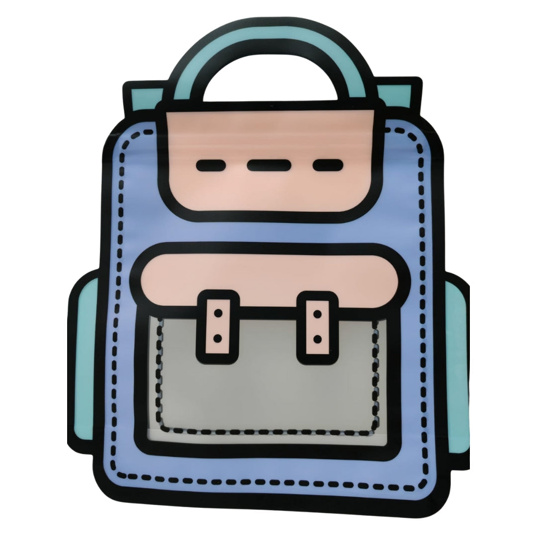 Bolsa para sorpresas infantiles diseño de mochila