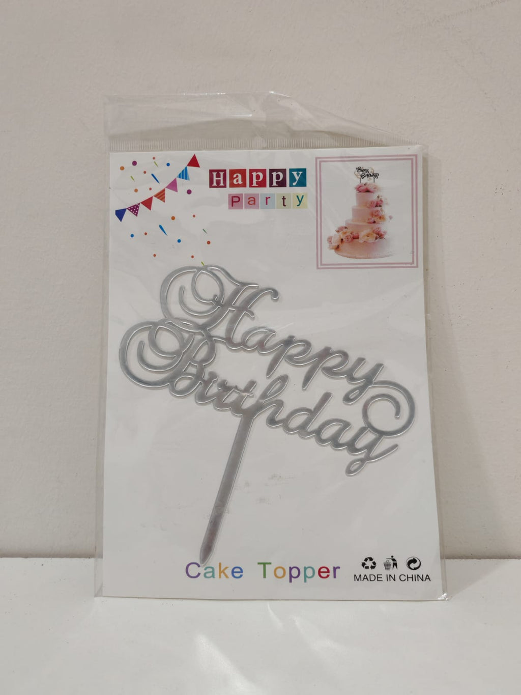 Cake Topper para  Feliz Cumpleaños