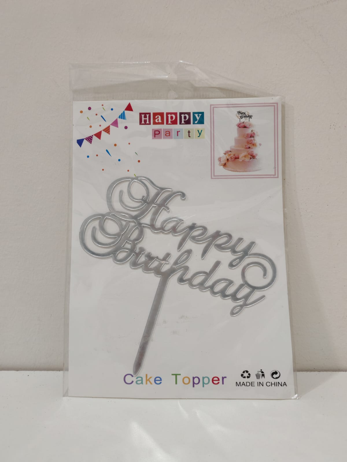 Cake Topper Feliz Cumpleaños