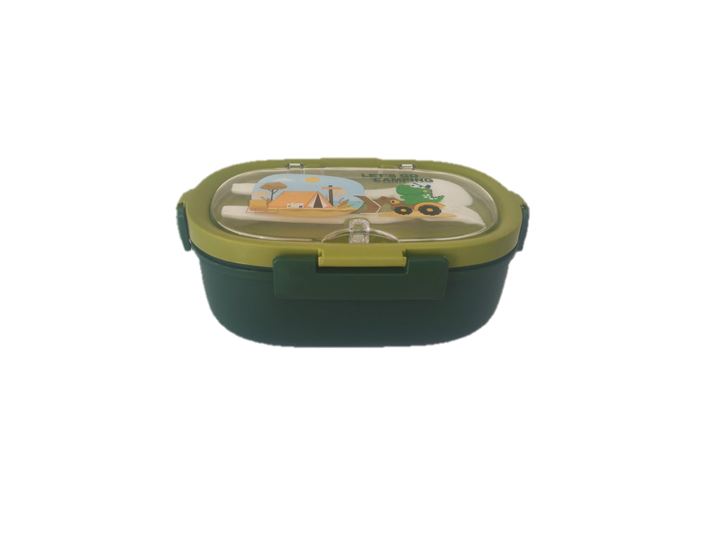 Lonchera Plástica Tipo Bento