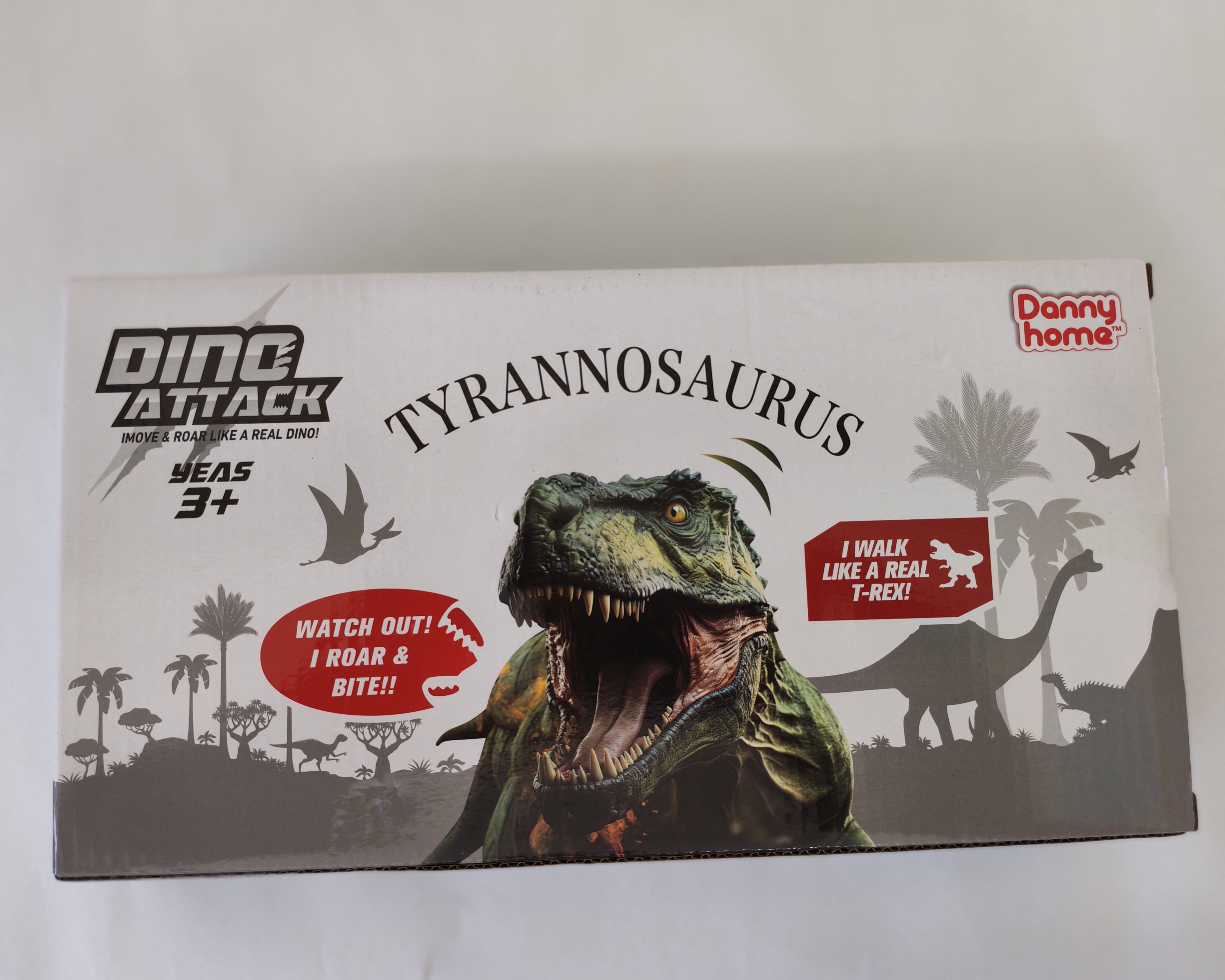 Dinosaurio con Movimiento y Sonido