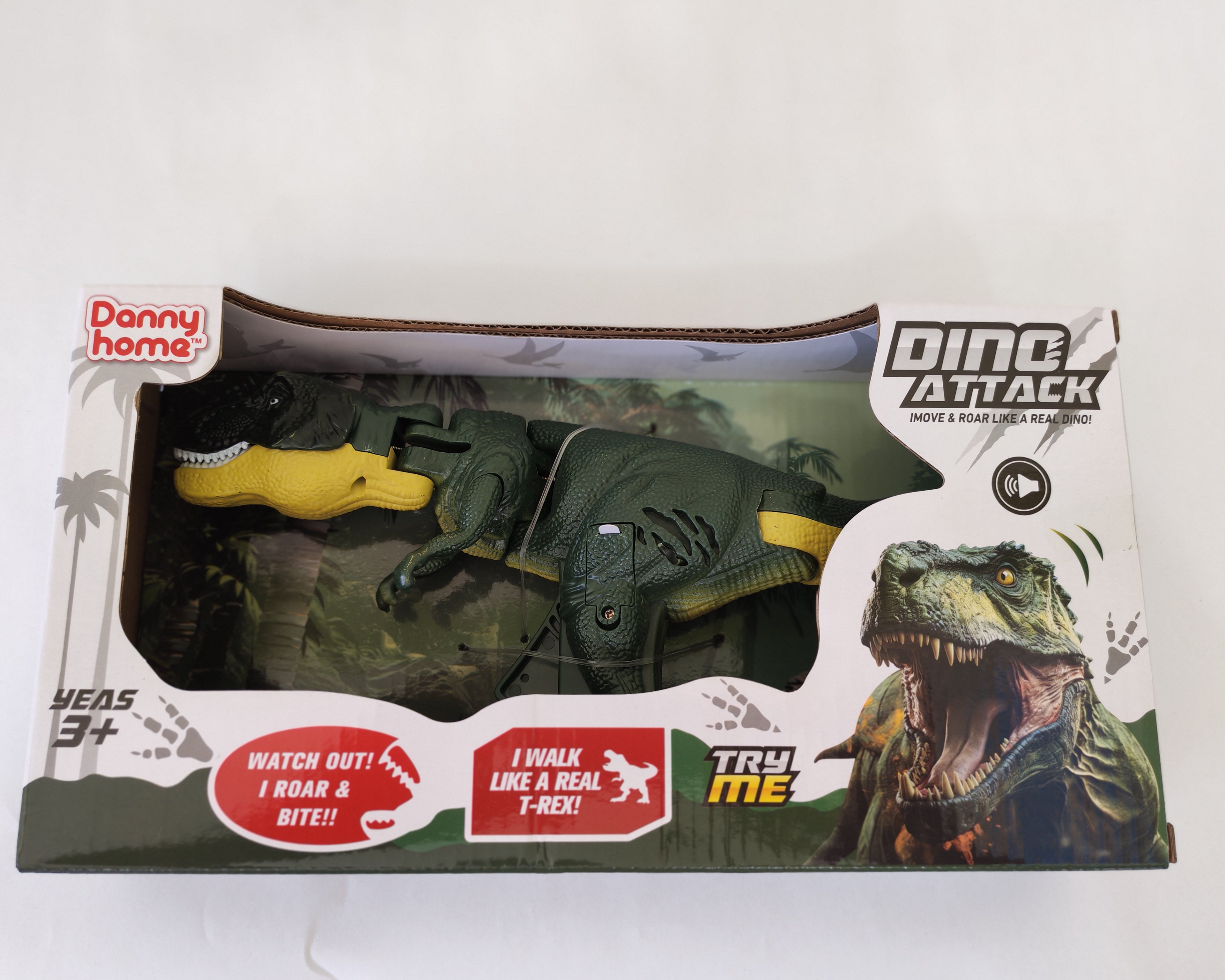Dinosaurio con Movimiento y Sonido