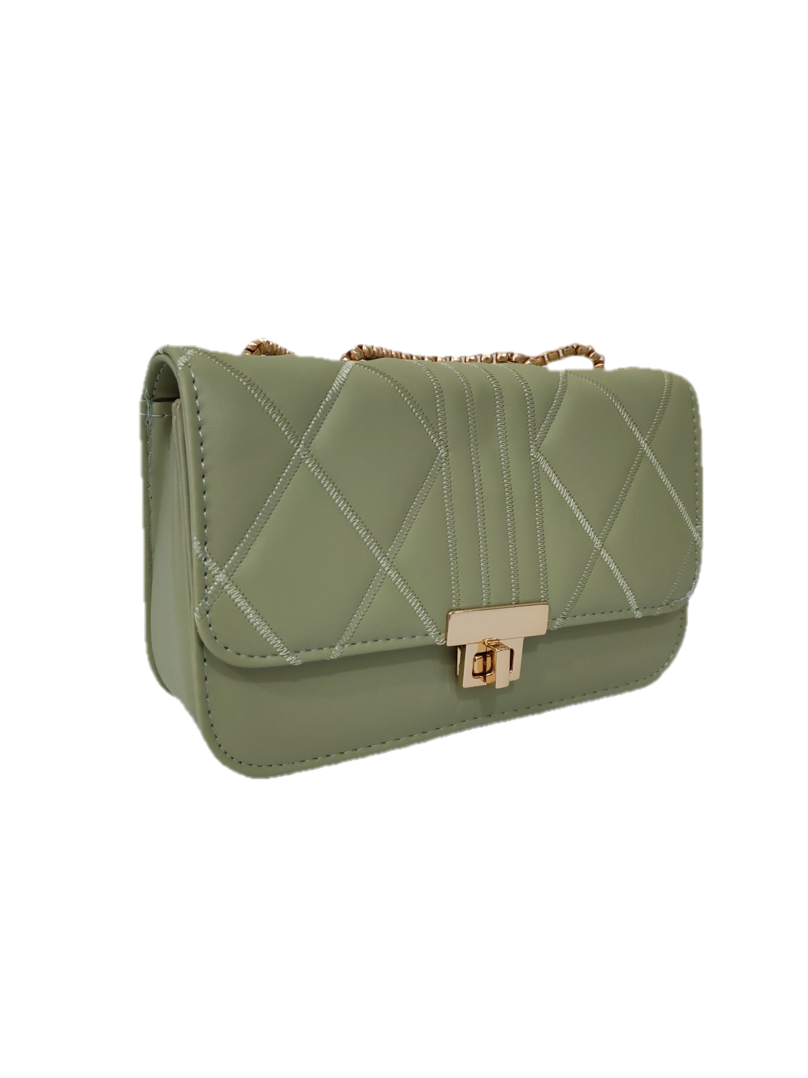 Cartera con Diseño de Rombos para Dama