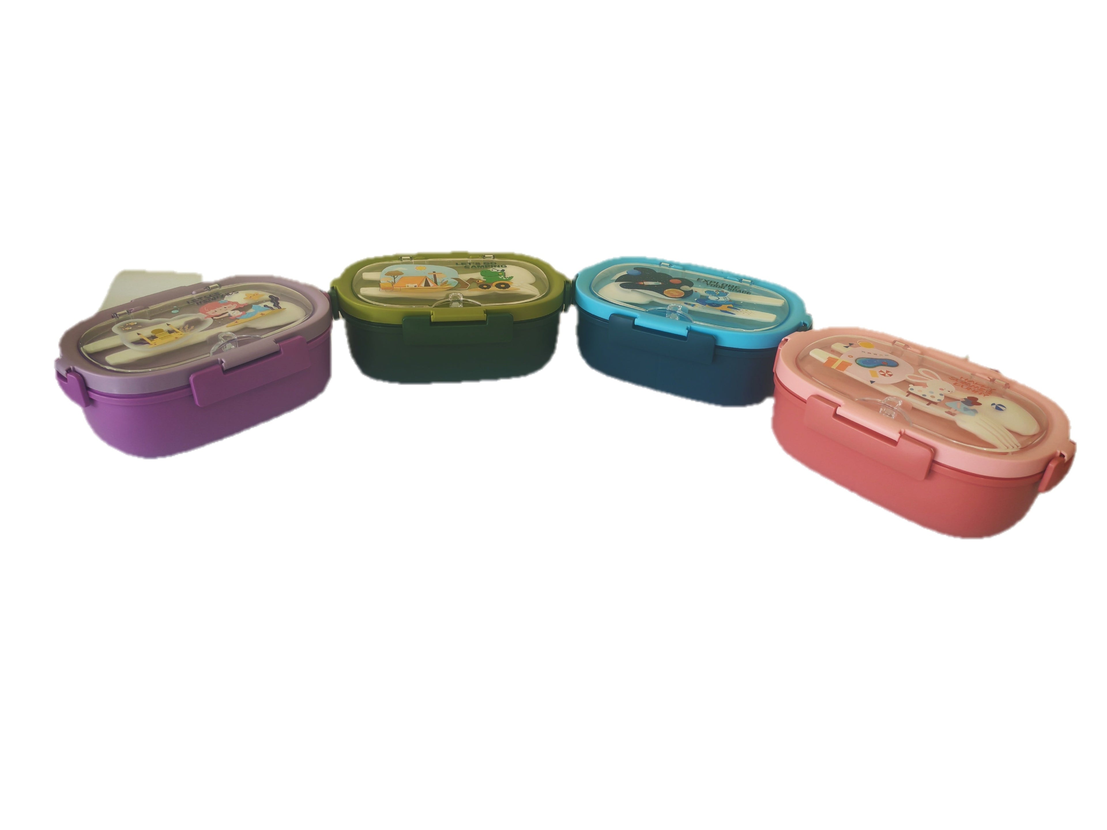 Lonchera plástica tipo Bento