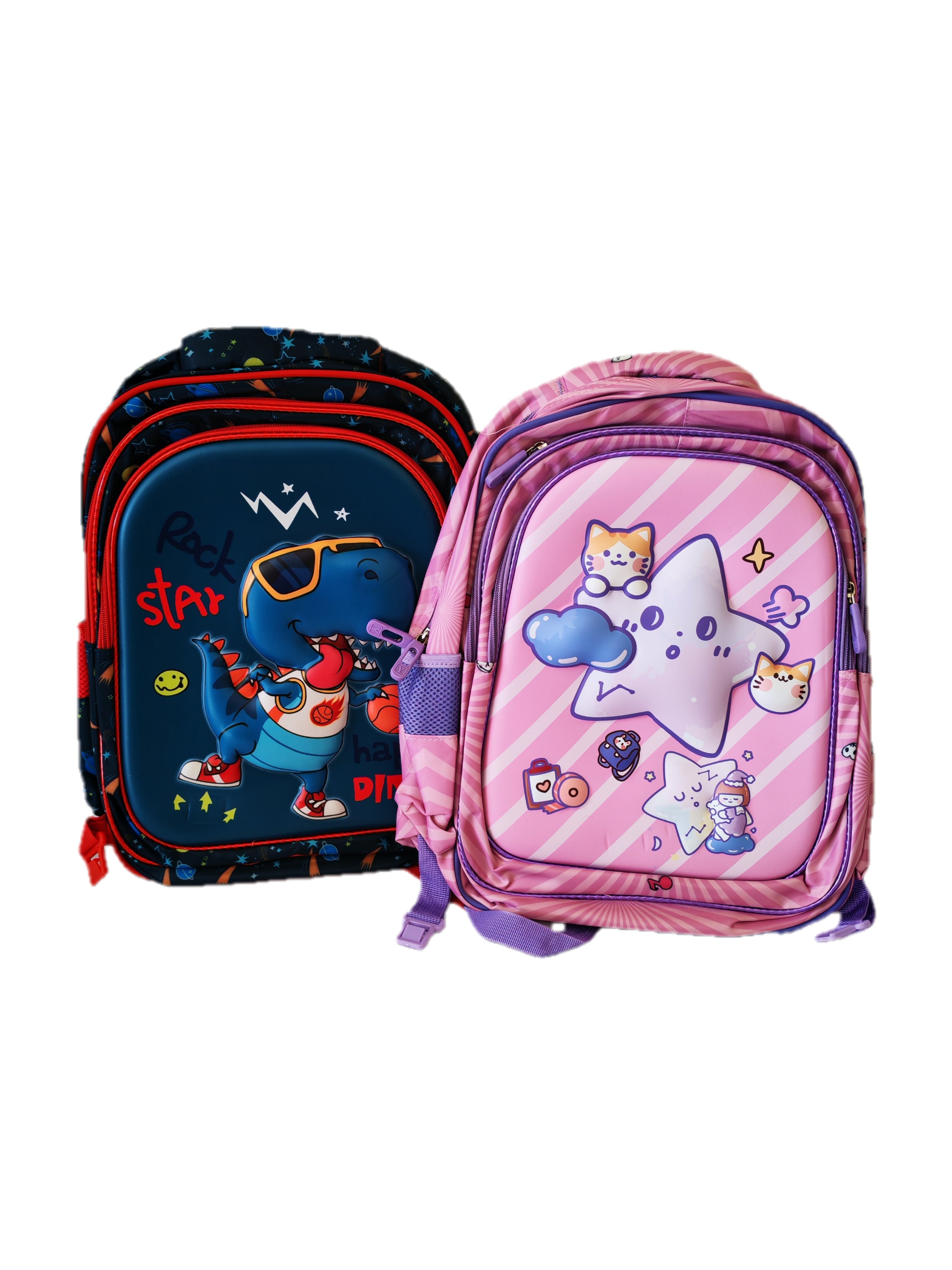 Mochila Escolar con Diseño 3D