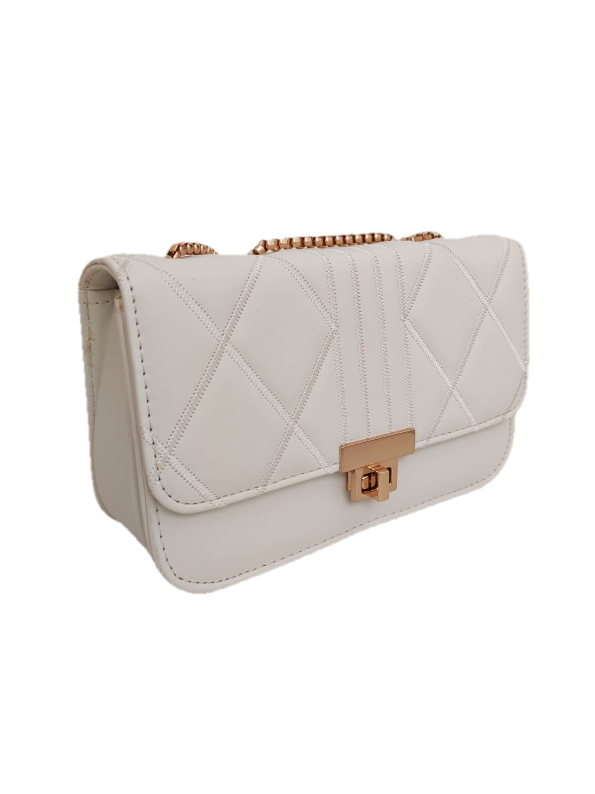 Cartera con Diseño de Rombos para Dama