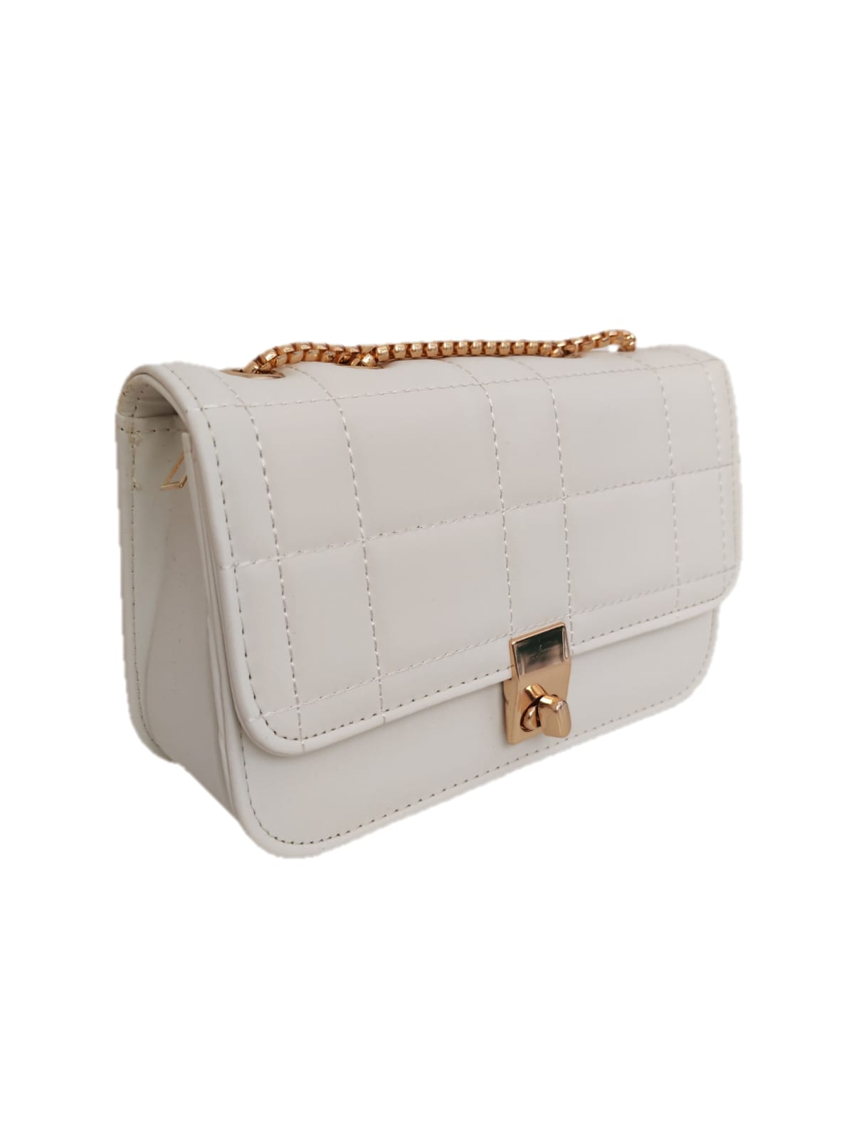 Cartera para dama diseño de cuadro con correa