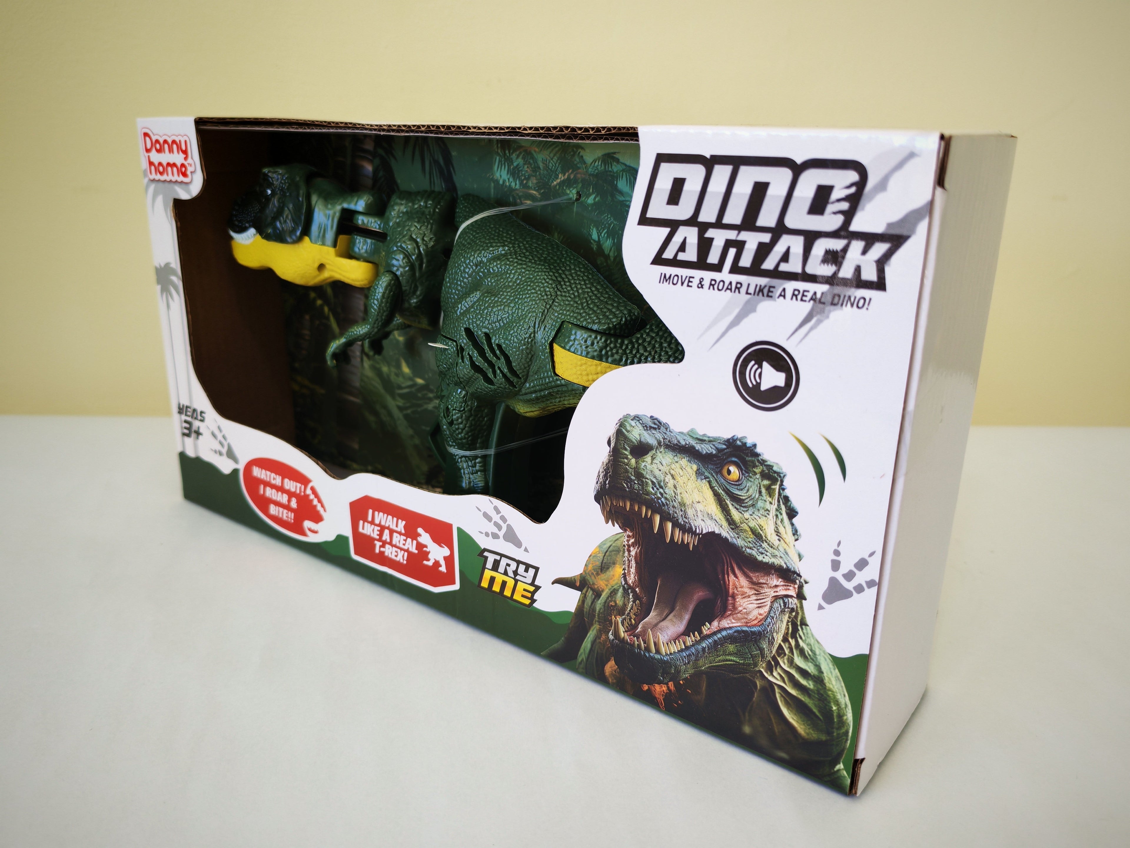 Dinosaurio con Movimiento y Sonido