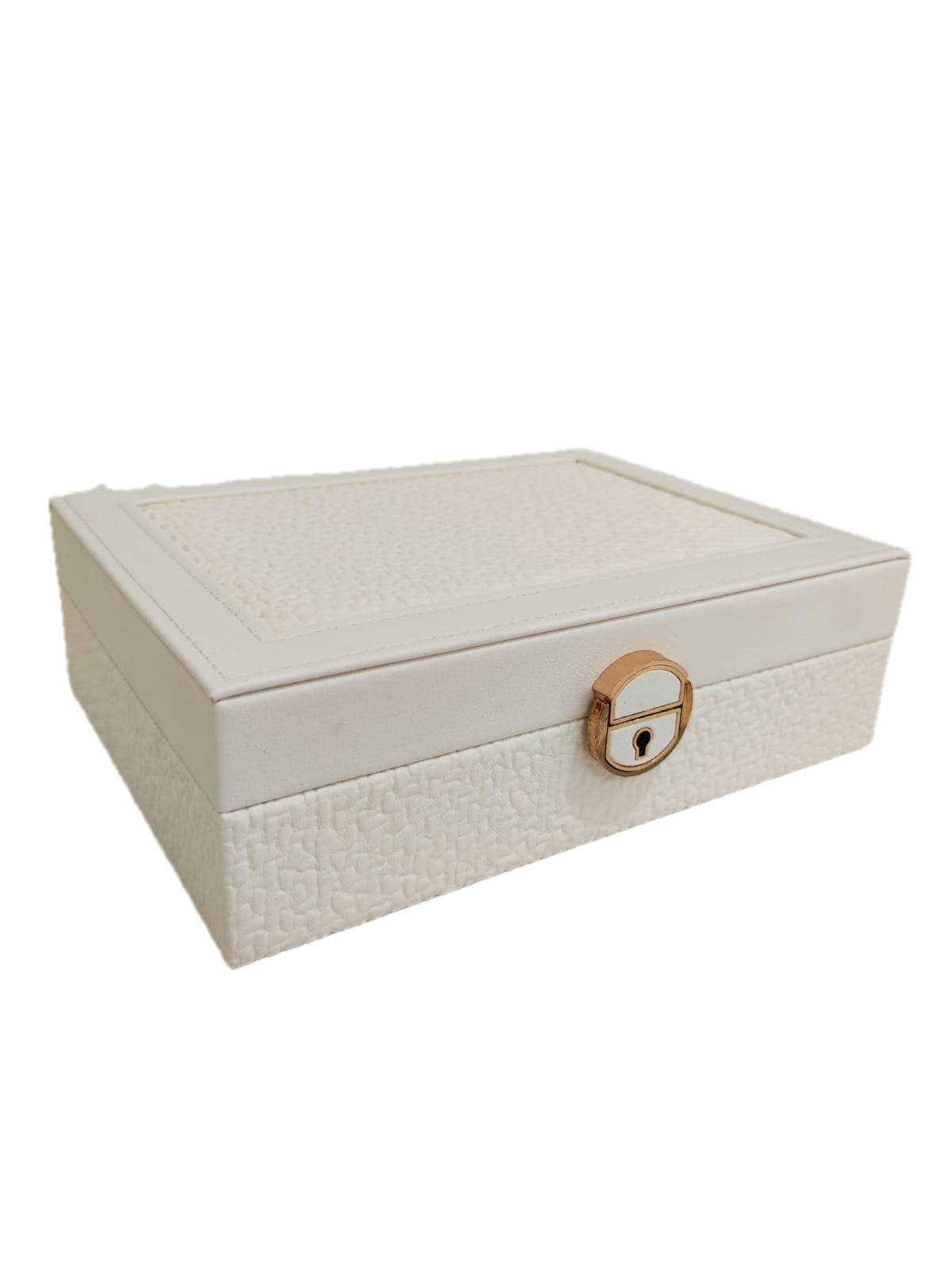 Joyero de 1 nivel con llave para Dama - 24x17 cm