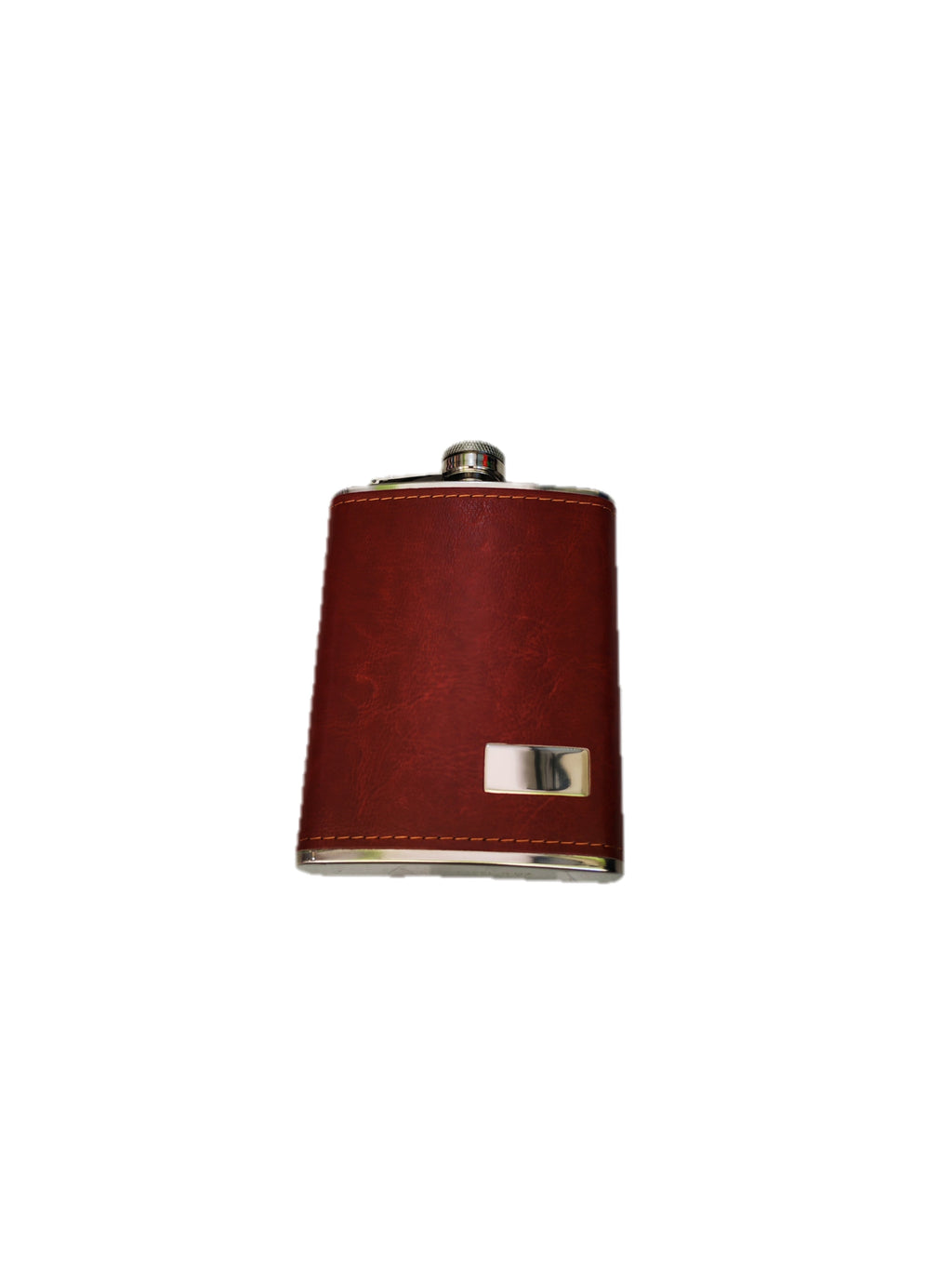 Licorera de Bolsillo con Funda de Cuero - 8 oz