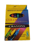 Crayones de Cera Pequeños - 8 colores
